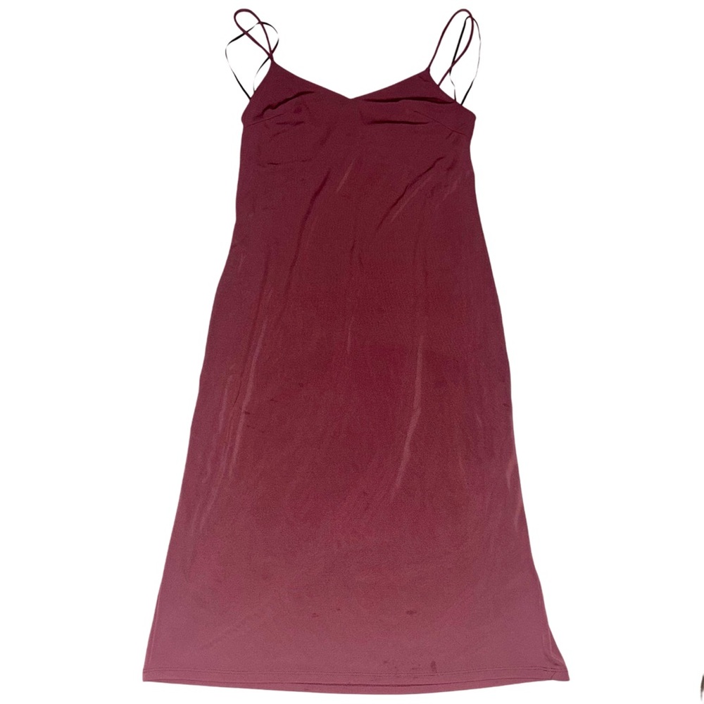 NEW never worn Express Burgundy Slip Dress